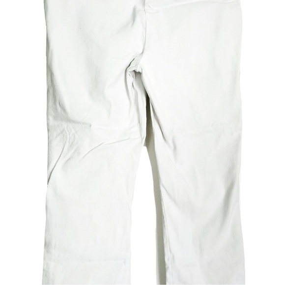 Camber & Grace White Fitted Stretchy Ankle Cut Pants Office Business Size Small - Picture 6 of 13